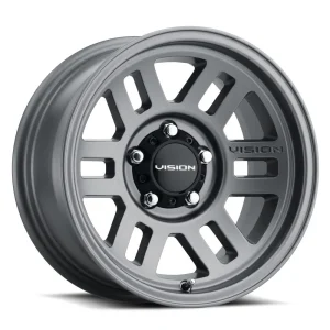 Vision Wheel Off-Road – 355 M2 OVERLAND – Grey – 15″x7.5″ -12mm – All weather Wheels – 355-5765SG-12